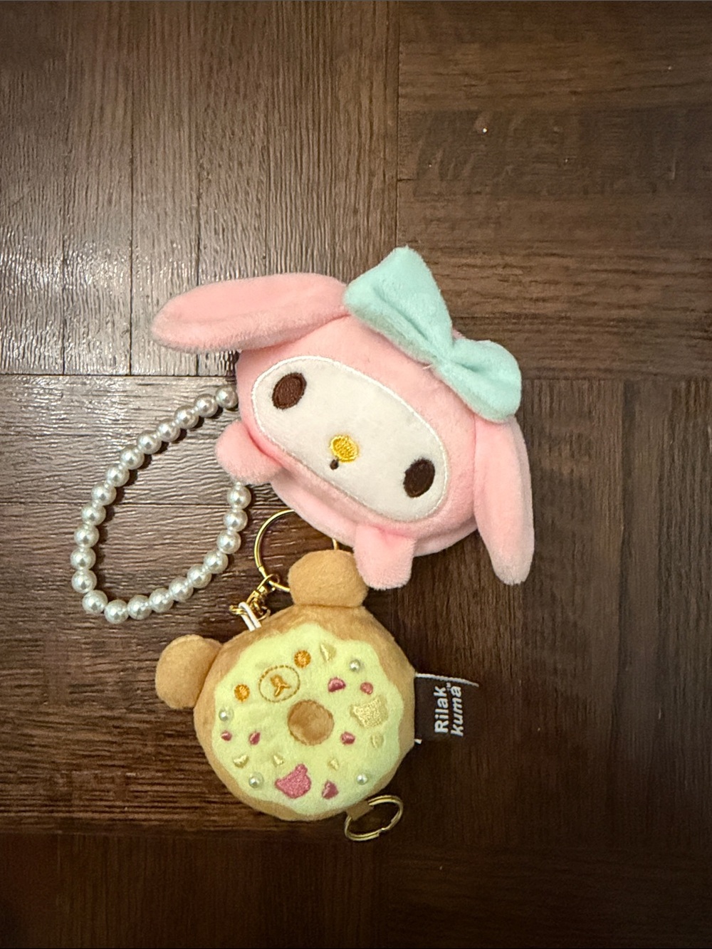 San x Keychain and pouch set